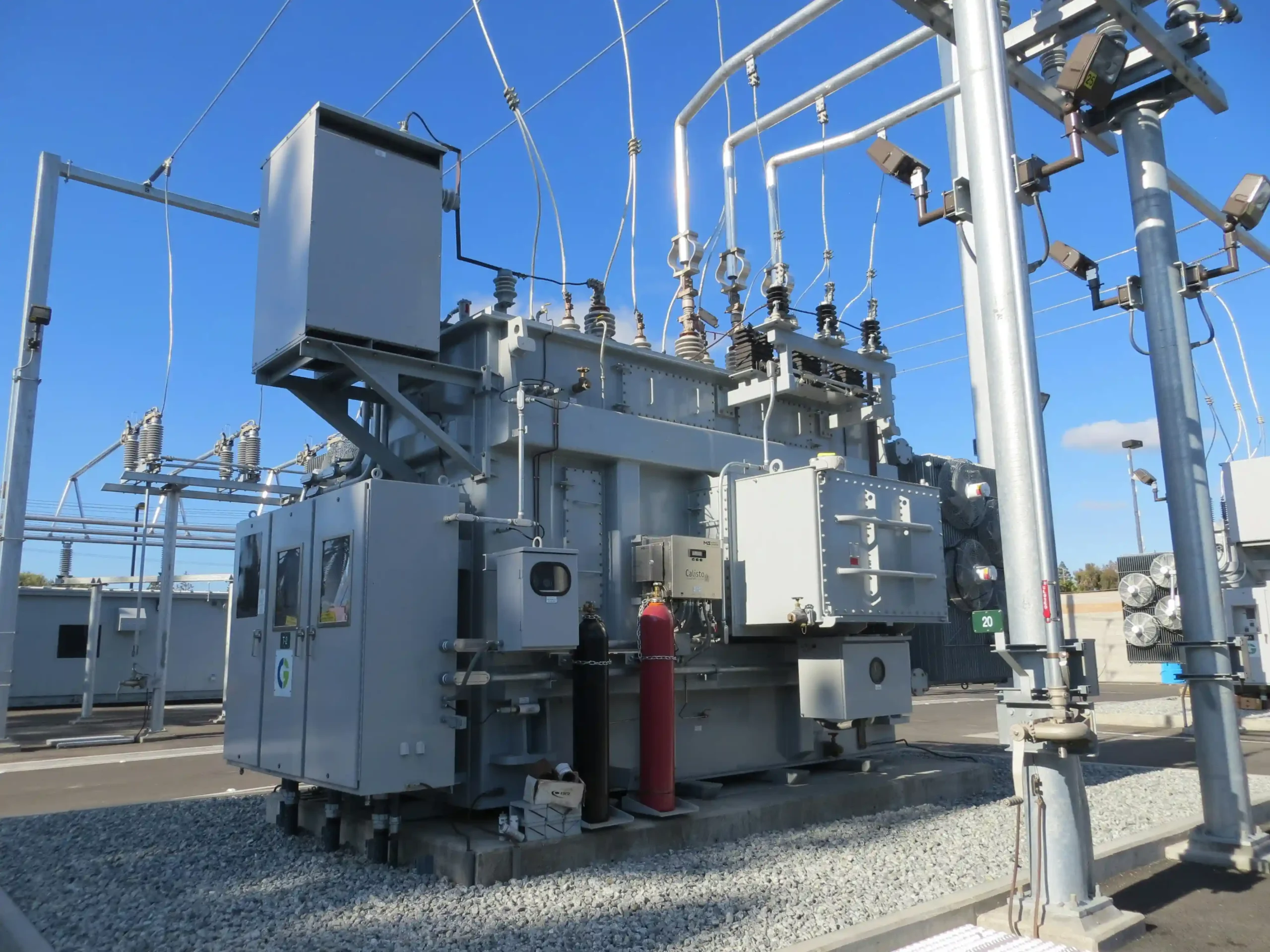 Utility electrical substation and power equipment