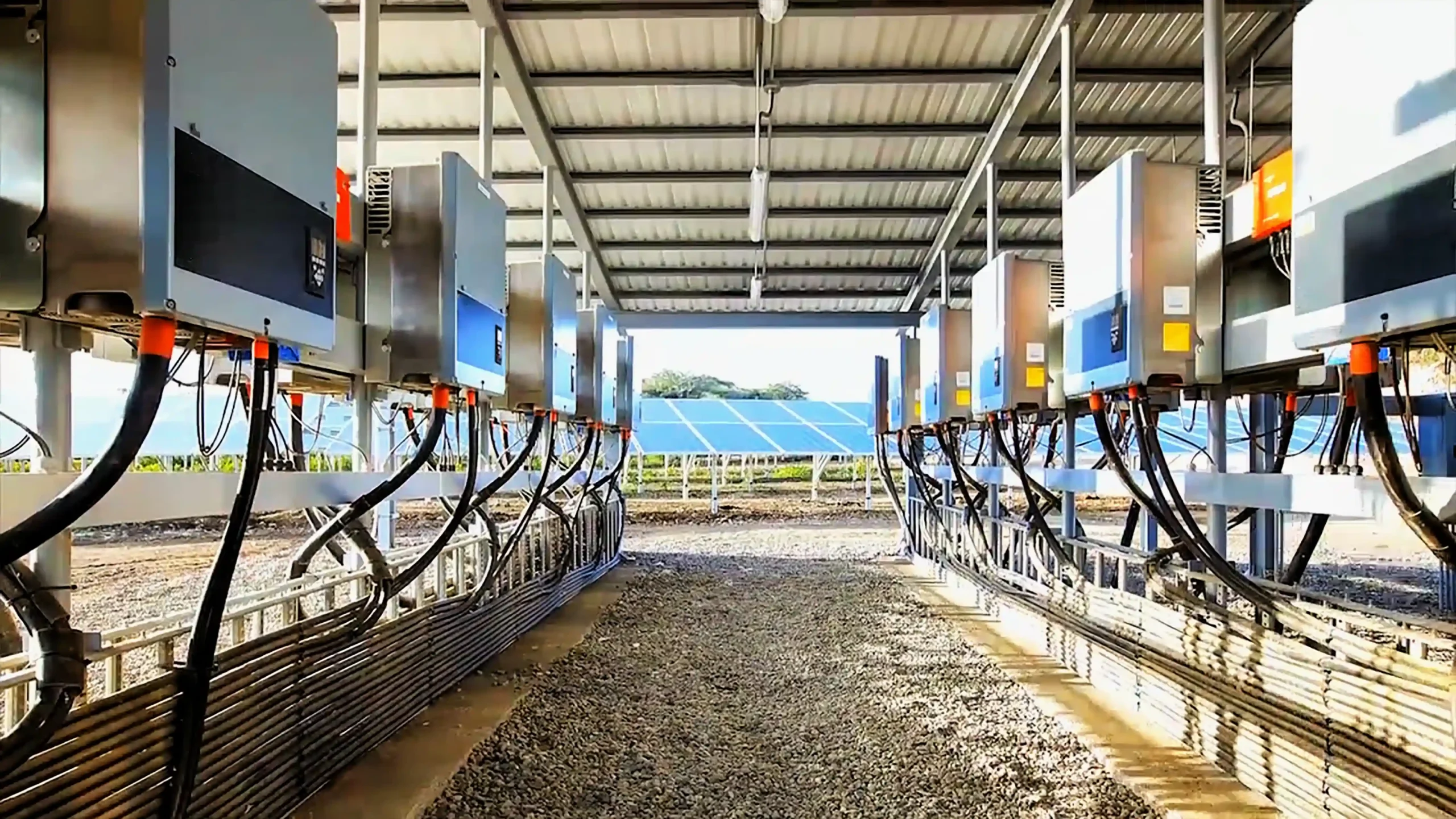 Solar panels and electrical energy infrastructure