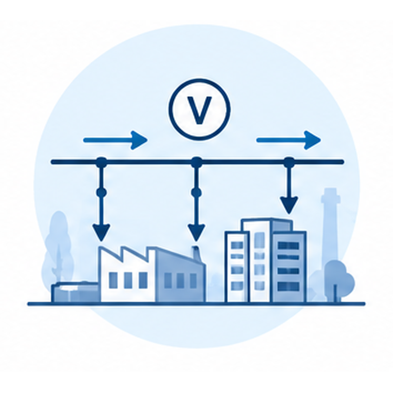 Electrical load-flow and voltage analysis