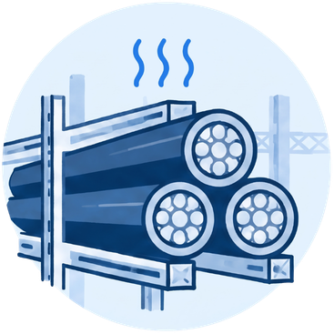 Electrical cable ampacity and thermal analysis