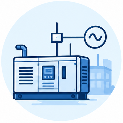 Electrical generator and utility interconnection system
