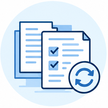 Utility interconnection project resubmittals and document updates
